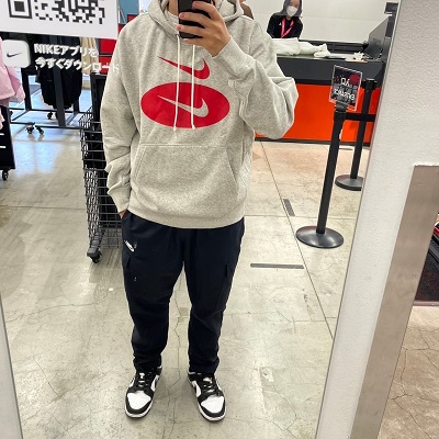 NIKE 跳色雙勾勾帽T-上野日貨潮流代購