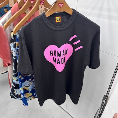 日本製HUMAN MADE 原宿限定字體粉愛心短T-GS小蜜酥日本潮流代購