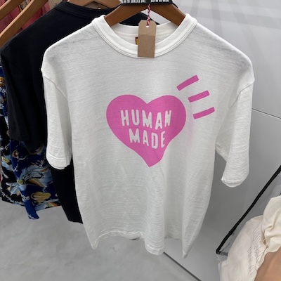 日本製HUMAN MADE 原宿限定字體粉愛心短T-GS小蜜酥日本潮流代購