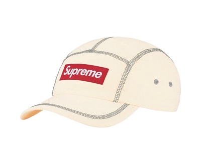 SUPREME BOX LOGO跳色縫線五分割帽-上野日貨潮流代購