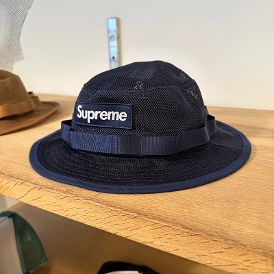 SUPREME BOX LOGO網格漁夫帽